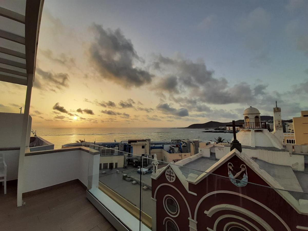 Malibu Canteras Atico 23 Vista Mar - Seaview Penthouse (Adults Only) Лас-Пальмас-де-Гран-Канария Экстерьер фото
